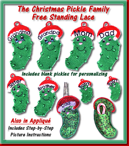 Christmas Pickle Family